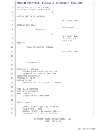DOJ-OGR-00000387 page 1