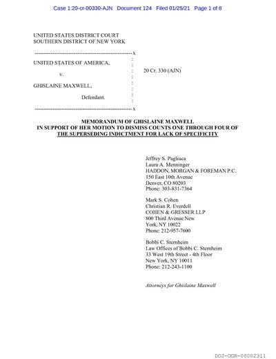 DOJ-OGR-00002311 page 1