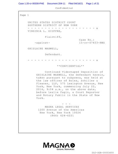 DOJ-OGR-00003600 page 1