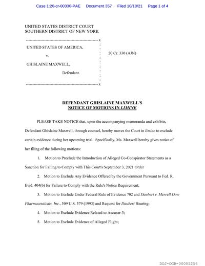 DOJ-OGR-00005256 page 1