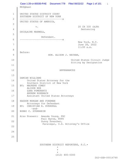 DOJ-OGR-00014748 page 1