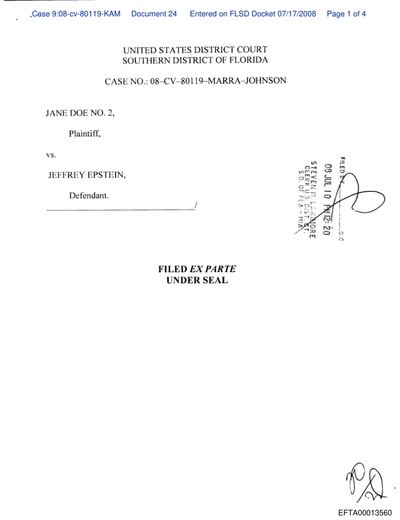 Victim Civil (S.D. Fla.) — 08-cv-80119 preview