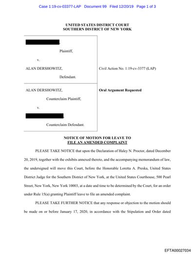 Giuffre v. Dershowitz preview