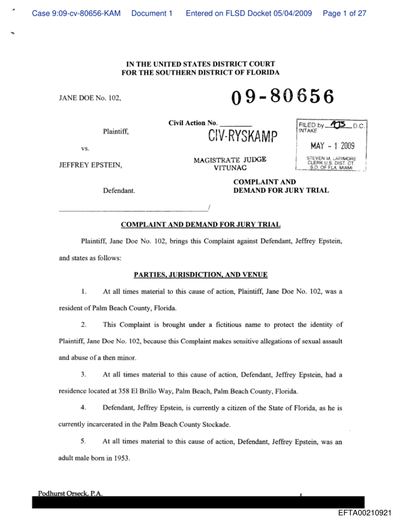 Victim Civil (S.D. Fla.) — 09-cv-80656 preview