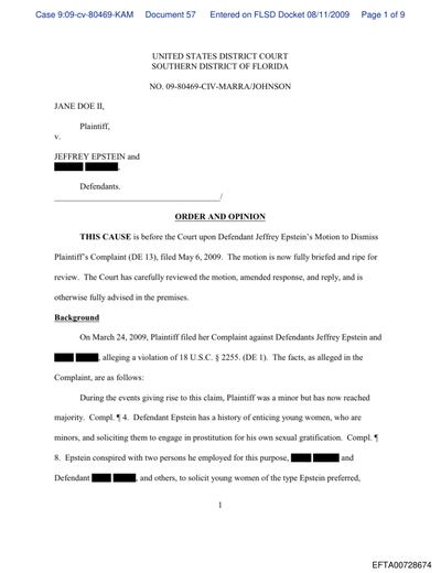 Victim Civil (S.D. Fla.) — 09-cv-80469 preview