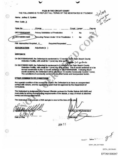 State of Florida v. Jeffrey E. Epstein — Palm Beach County Case No. 50-2006-CF-009454-AXX-MB preview