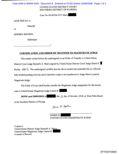Victim Civil (S.D. Fla.) — 08-cv-80994 preview