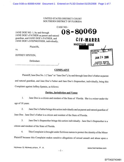 Victim Civil (S.D. Fla.) — 08-cv-80069 preview